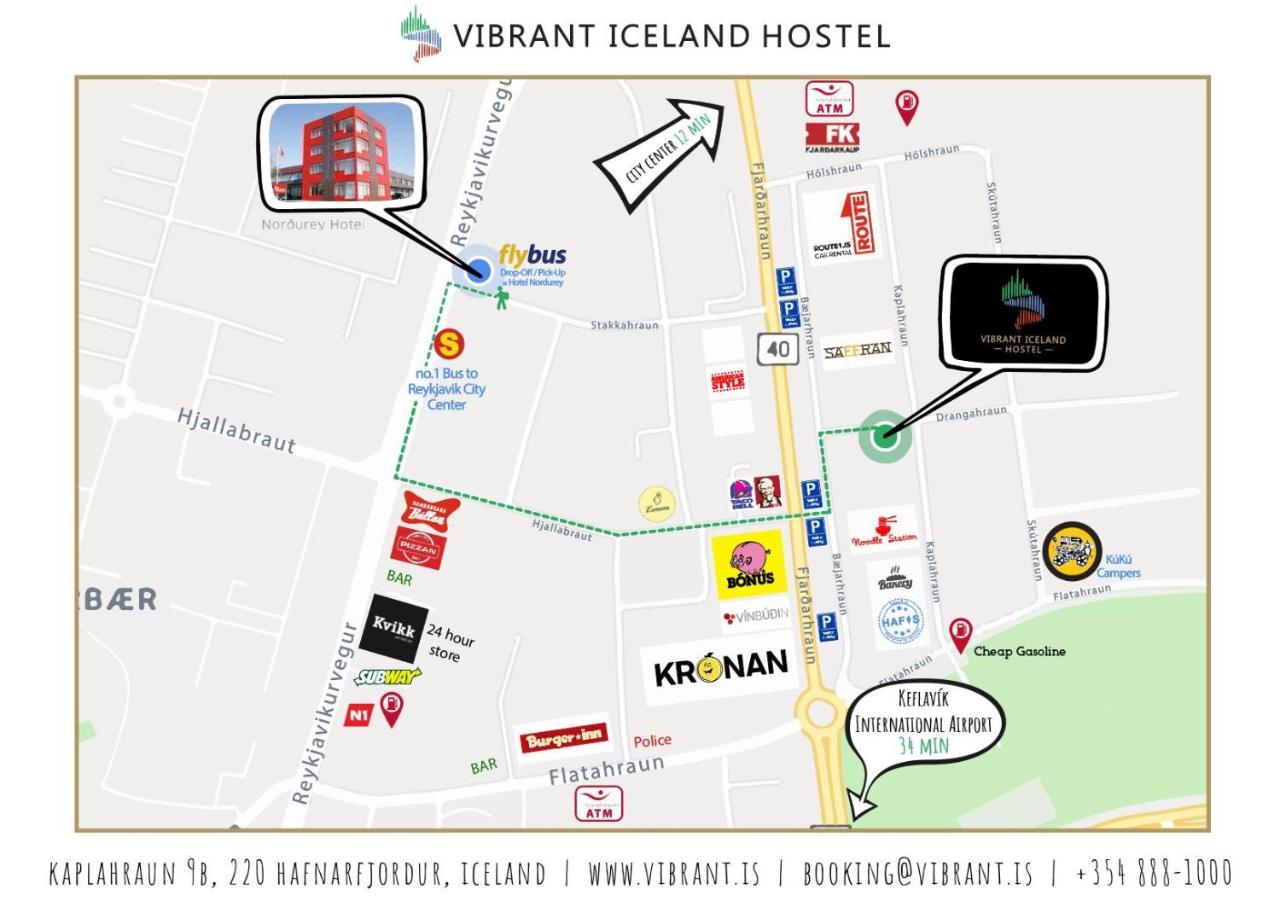 Vibrant Iceland Hostel Hafnarfjörður Exterior foto